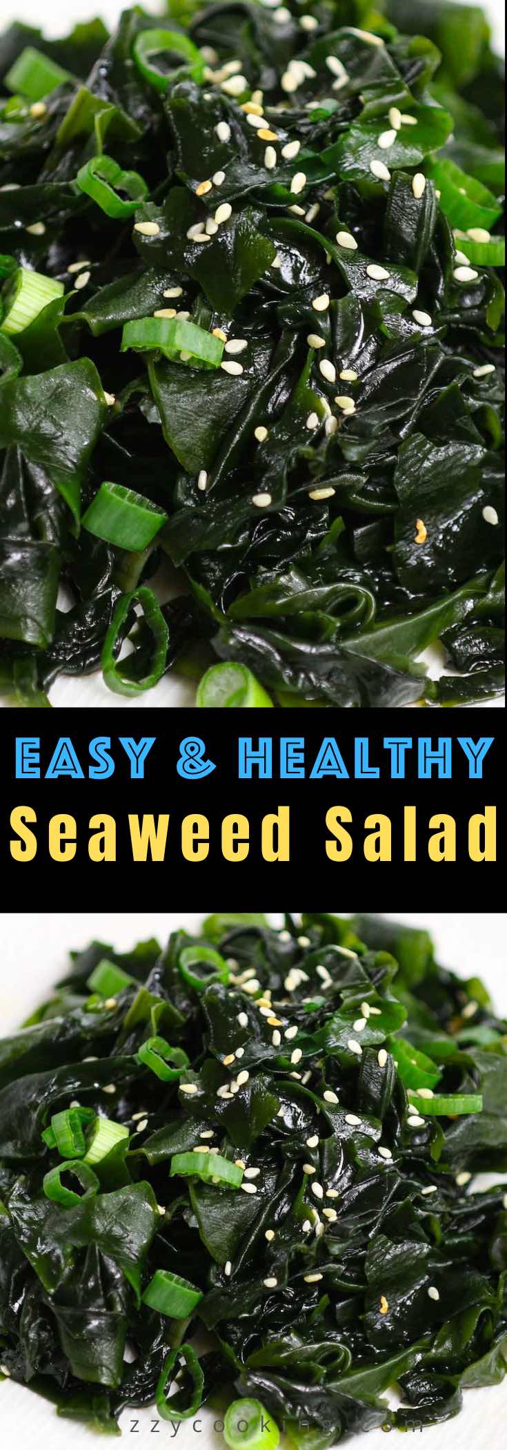 This healthy Seaweed Salad is refreshing, delicious, and super easy to prepare. Made of dried wakame, sesame seeds, and a simple dressing, this Japanese salad recipe is made from scratch and loaded with great nutrients. Serve with cherry tomatoes and green leafy vegetables for a low-carb lunch or dinner!