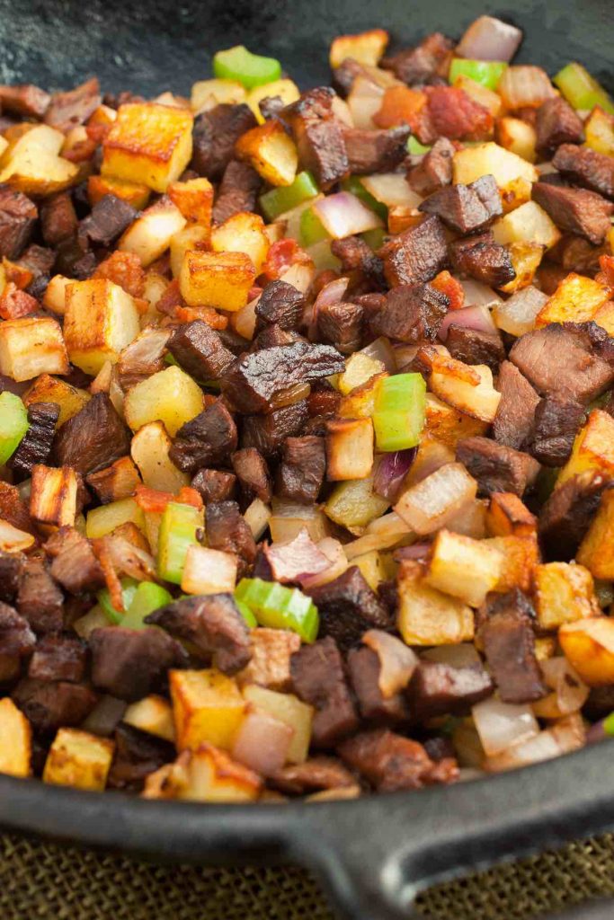 Leftover Steak Hash