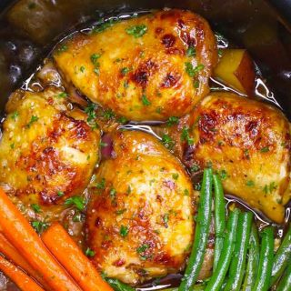 Slow Cooker Honey Garlic Chicken is one of the most popular Sunday dinner ideas.