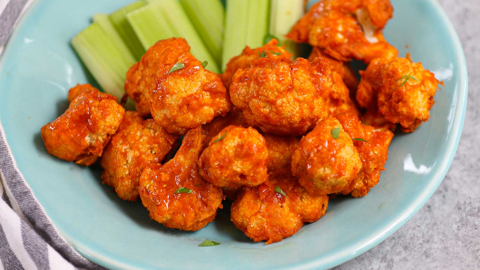 Air Fryer Buffalo Cauliflower Bites Recipe-image