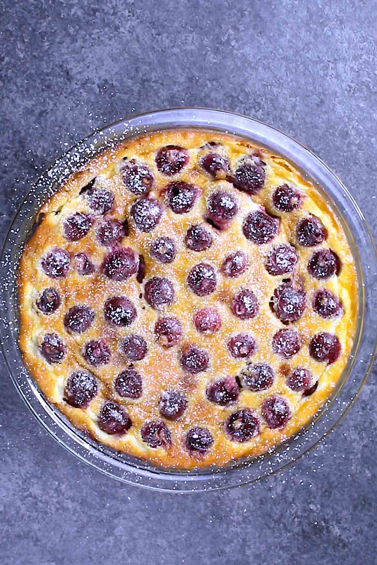 Clafoutis is a classic French dessert that is pleasing to both the eyes and taste buds. Sweet, fresh cherries are baked in a simple batter of milk, sugar, eggs, and flour. The result is a fruity, creamy dessert with a taste similar to custard. You can easily customize this recipe with other fruits like blueberry, raspberry, or apple