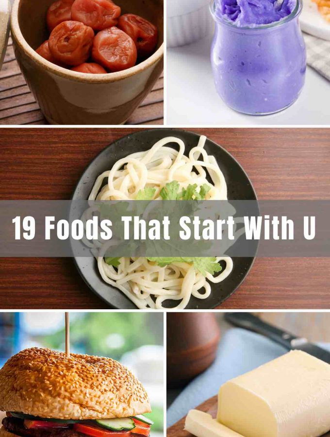 Looking for foods that start with U? Whether it’s Categories, or even just Scrabble, it can be daunting to get a less commonly used letter. U’ joins the difficult letter group, but I’ve still found 19 foods that start with it!