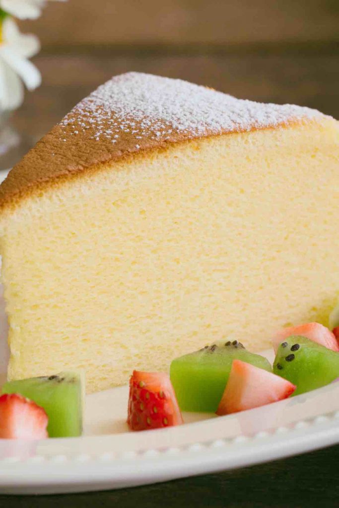 Japanese cheesecake.