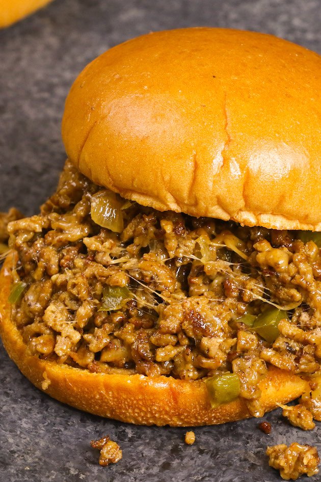 Philly Cheese Steak Sloppy Joes