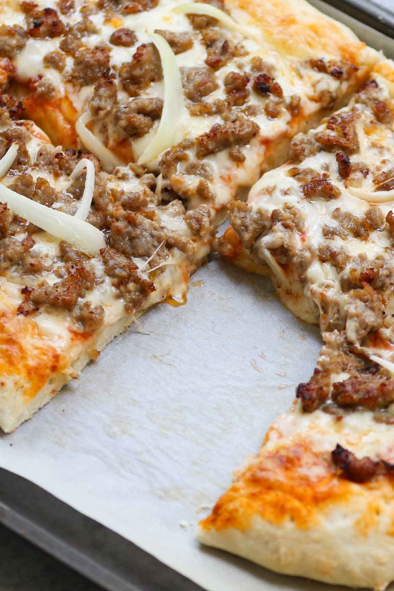 BEST School Pizza (Rectangle Lunch Pizza Recipe)