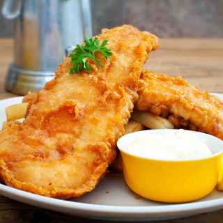 Wingstop Ranch is one of the best side dishes for fried fish. It’s creamy, delicious, and takes less than 5 minutes to make at home.