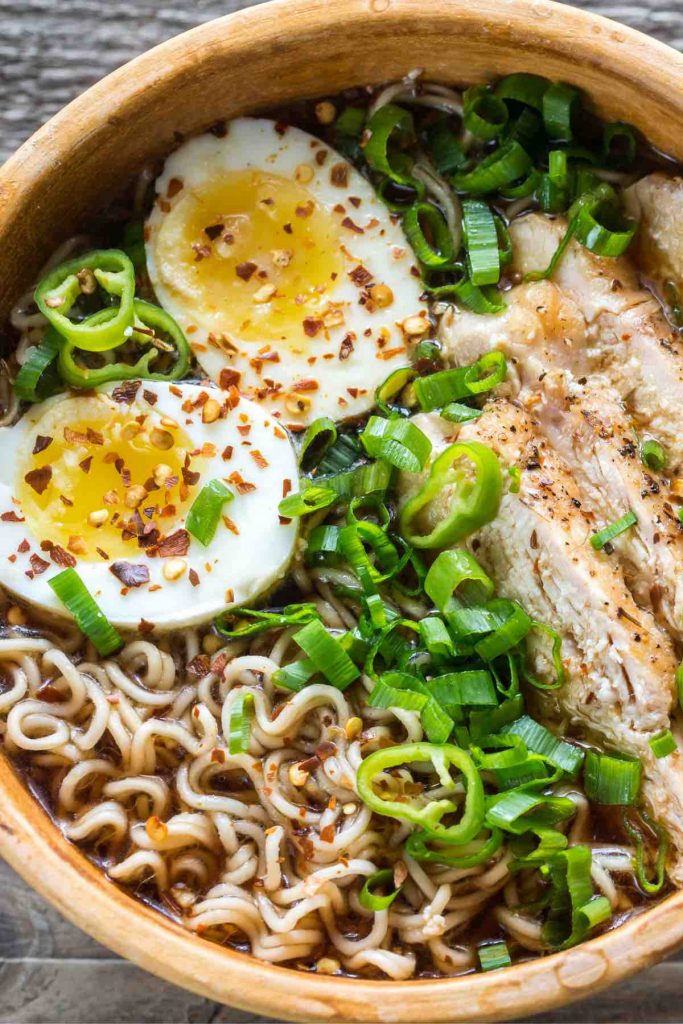 Inspired by Japanese ramen, these 15 Ramen Noodle Recipes are easy to make at home and loaded with flavors. Ramen noodles are quick-cooking and so versatile, and we'll cover the best ramen recipes made with fresh ramen and instant ramen noodles. From spicy to gluten-free, beef, chicken, and shrimp ramen options too.