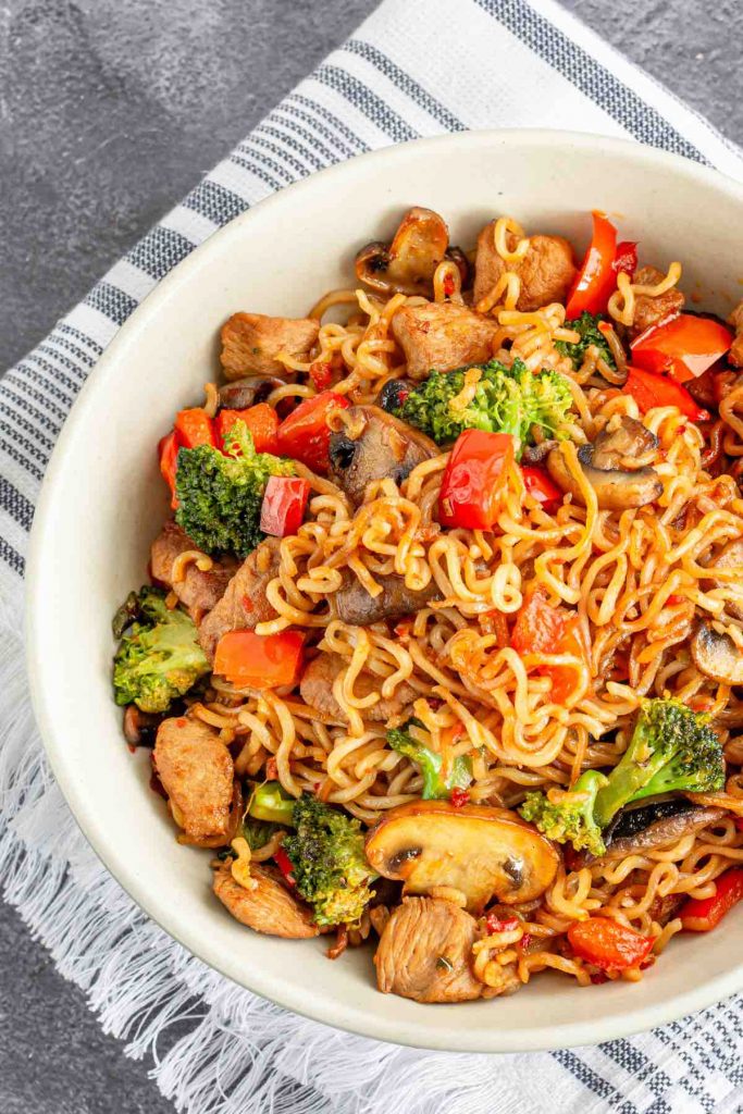 Inspired by Japanese ramen, these 15 Ramen Noodle Recipes are easy to make at home and loaded with flavors. Ramen noodles are quick-cooking and so versatile, and we'll cover the best ramen recipes made with fresh ramen and instant ramen noodles. From spicy to gluten-free, beef, chicken, and shrimp ramen options too.