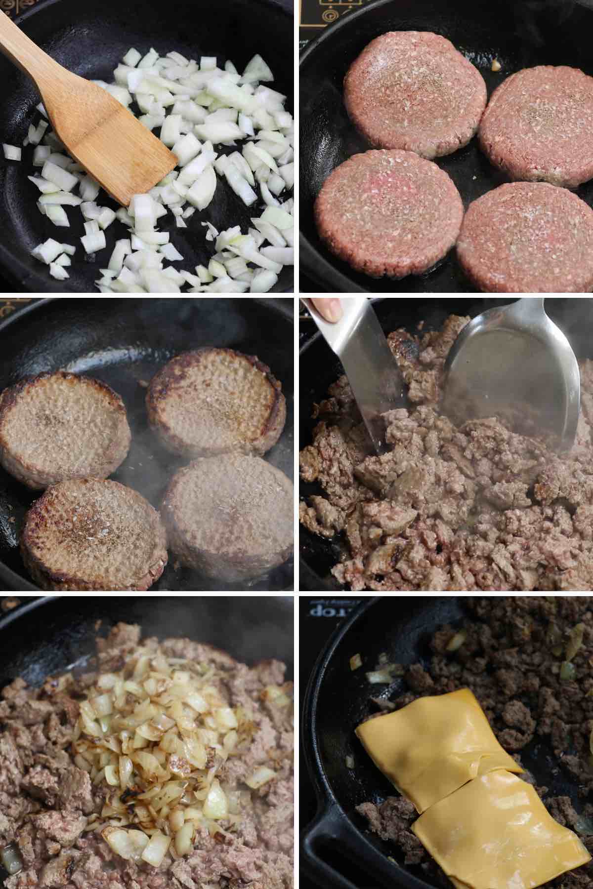Chopped Cheese Recipe: Step 2 photo collage