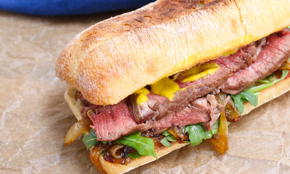 23 Best Easy Lunch Recipes (Steak Sandwich Recipe & More)-image