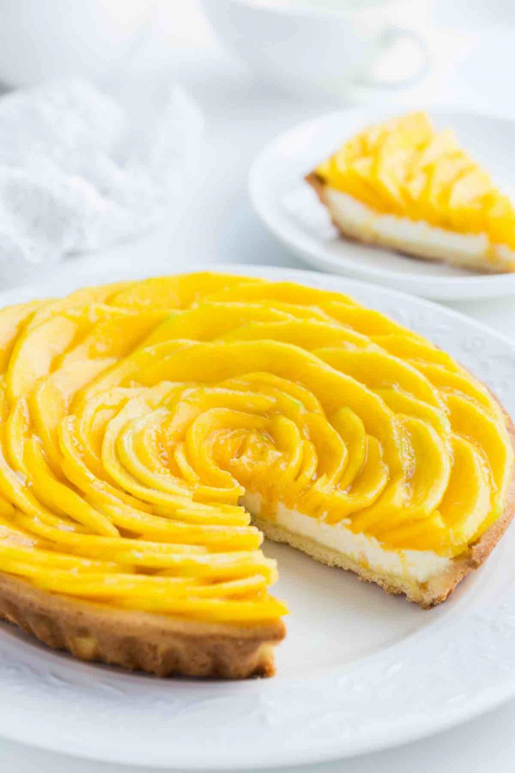 21 Delicious Mango Dessert Recipes That Are Easy To Make At Home   Mango Tart 1024x1536 