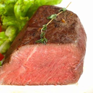 Filet Mignon is one of the easiest Romantic Dinner Ideas you can make at home. It’s super tender, juicy, and full of flavor.