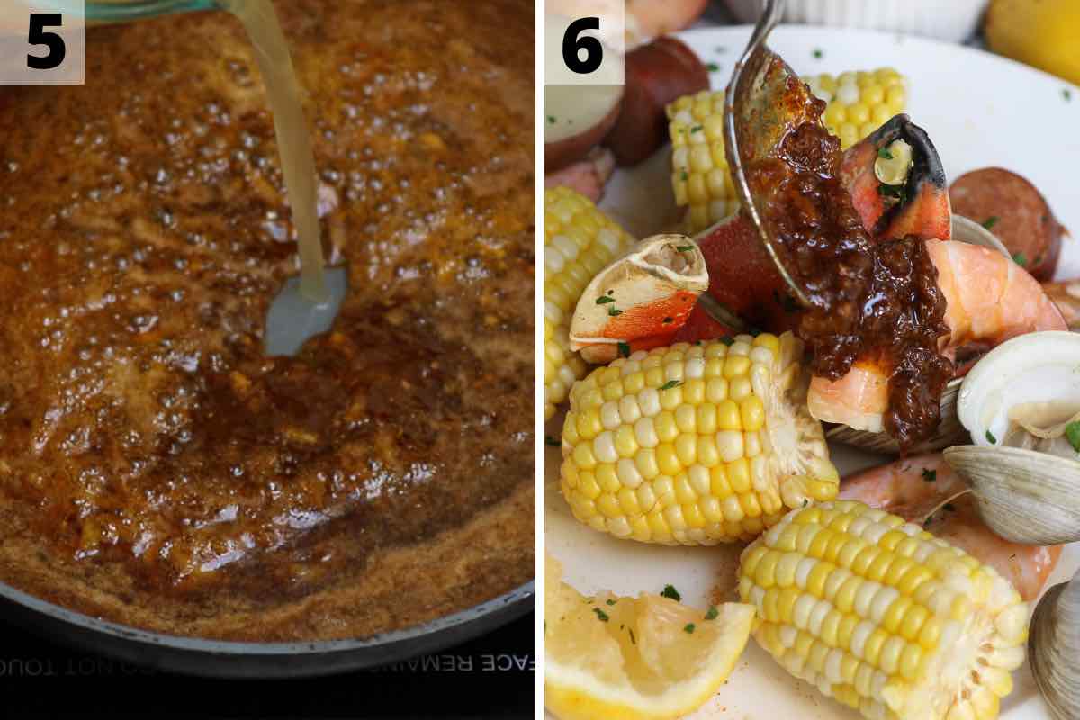 Seafood Boil Sauce recipe: step 5 and 6 photos