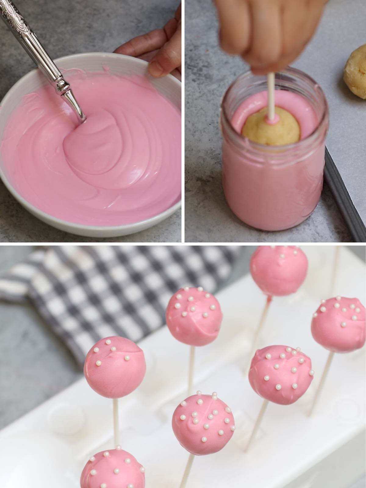 Starbucks Cake Pops Copycat (Easy Birthday Vanilla Cake Pop Recipe