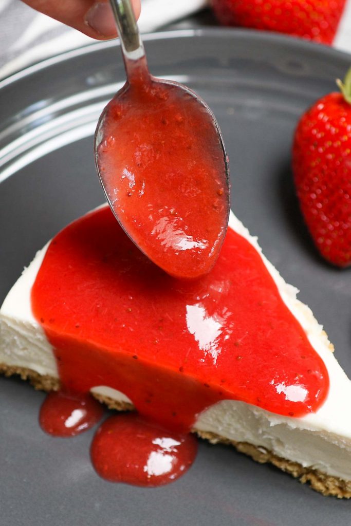 Whether you’re baking a pie, cheesecake, or homemade donuts, there’s nothing quite like a tasty Strawberry Glaze to add a sweet finishing touch. This strawberry sauce is made from scratch with real, juicy strawberries