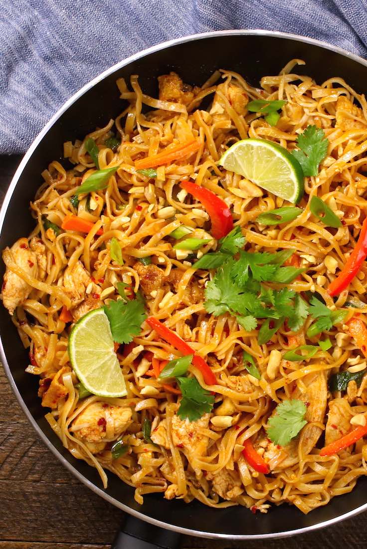 Thai dishes have become so popular, and you’ll soon find out why. The delicious and fresh flavors of Thai food are a guaranteed winner every time. We've rounded up 23 Best Thai Recipes that you can easily make at home. Pad Thai, Curry, Satay, and so much more. From the most authentic, to the spiciest, vegetarian options too, plus we’ll take you through a few drink and dessert options as well.