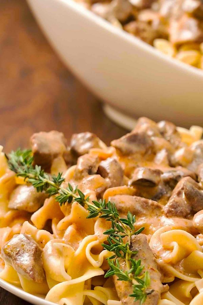 Beef Stroganoff