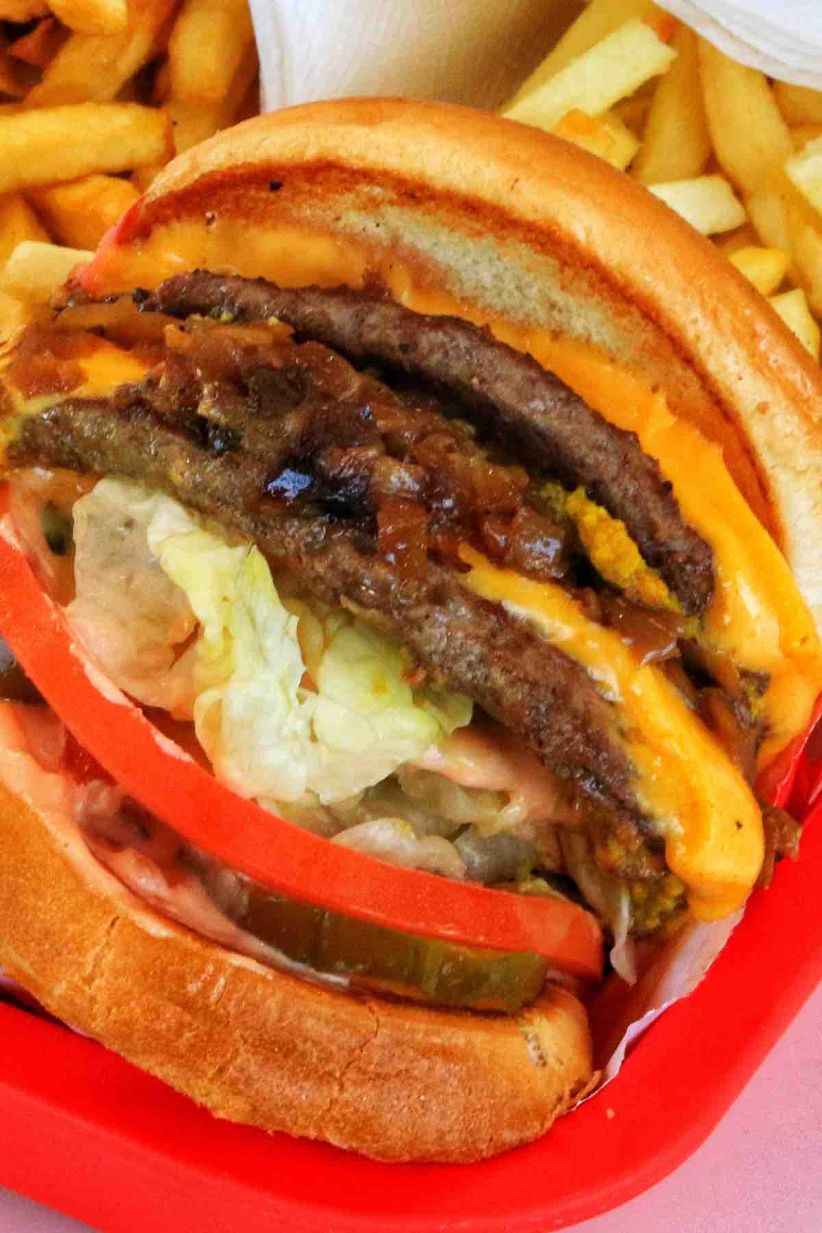 This isn’t your everyday burger! The Animal Style Burger is a popular menu item at the In-N-Out chain of restaurants. If you’ve never tried the in-n-out burger yet, you’re seriously missing out! In this post you’ll learn what exactly is Animal Style and how to make this delicious burger perfectly at home.