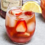 Strawberry Hennessy is one of the greatest cocktail recipes that are so easy to make. Made with cognac, champagne, and strawberry syrup, this drink is our favorite!