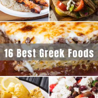 Have you ever thought of skipping out on takeout and having your own Greek night at home? Greek recipes really highlight the flavors of simple and fresh ingredients in a way that is super easy to recreate in your own kitchen. We’ve rounded up the 16 Best Greek Foods you can easily add to your regular rotation.