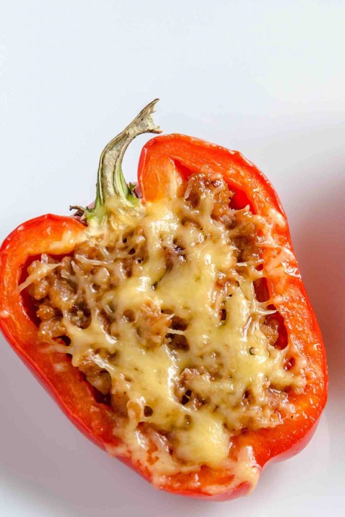 Ground Turkey Stuffed Peppers