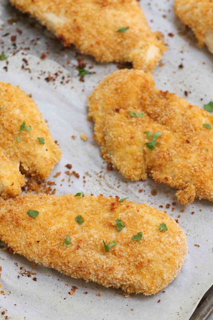 Low Carb Fried Chicken Breasts