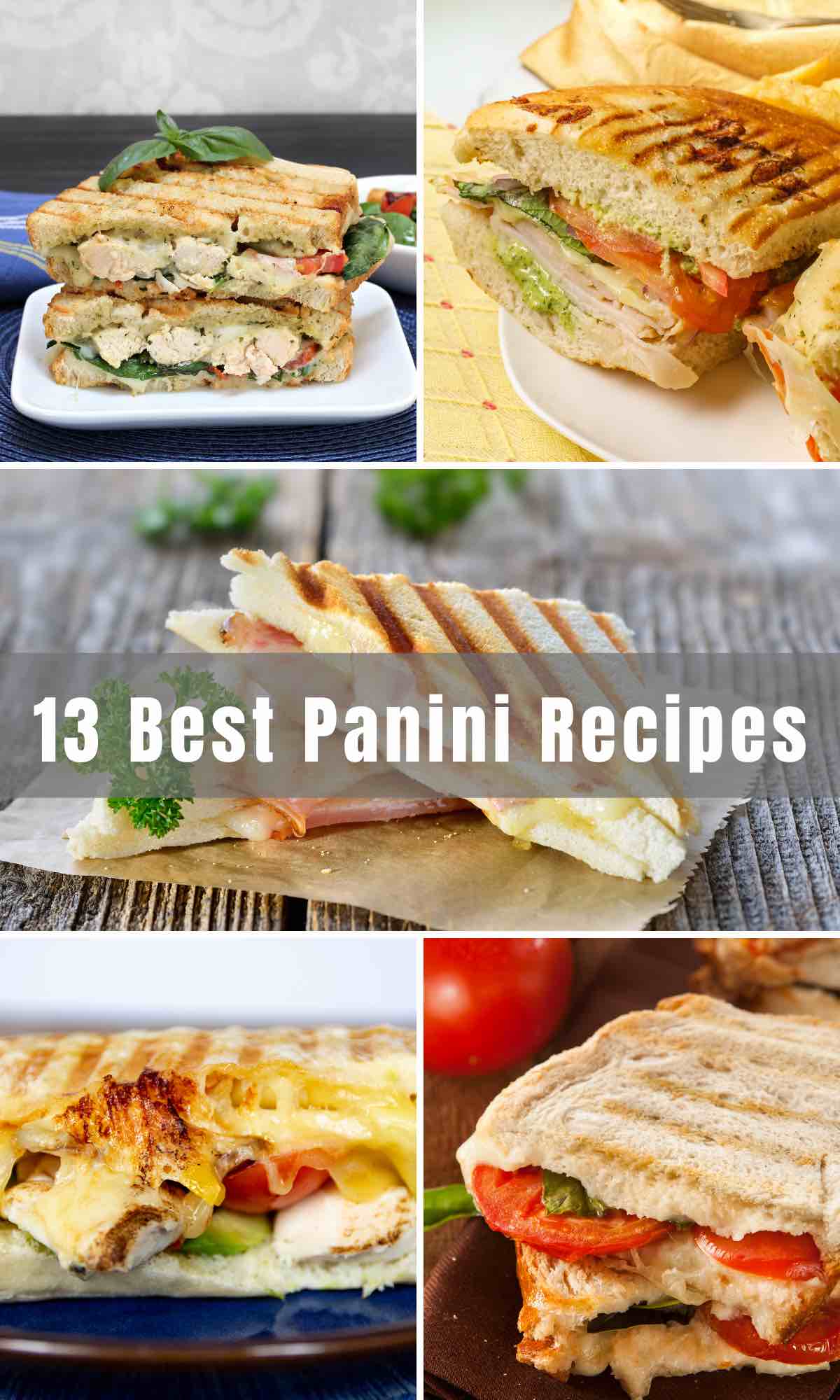 Find quick and easy Panini Recipes for any meal of the day, including healthy vegetarian panini, chicken panini, turkey panini sandwich and more.