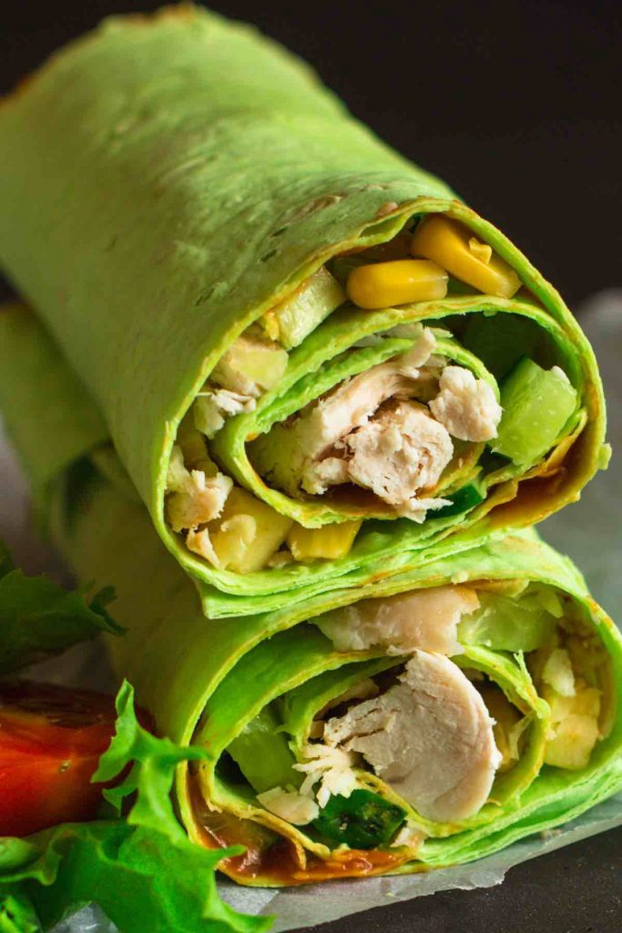 Healthy Spinach Wrap (Spinach Tortilla)