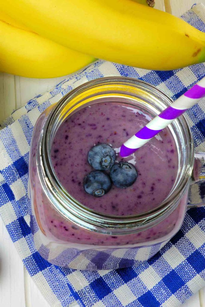 Blueberry Banana Avocado Smoothie