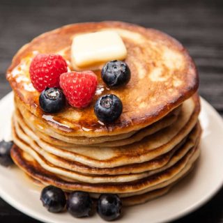 Coconut Flour Pancakes are keto-friendly and gluten-free. It’s one of my favorite coconut flour recipes.