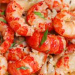 Garlic Butter Crawfish Tails are easy to make and full of flavor. Delicious crawfish meat is coated in a garlic buttery sauce with a hint of white wine. You can serve this Louisiana staple as an appetizer or dinner with your favorite pasta of choice!