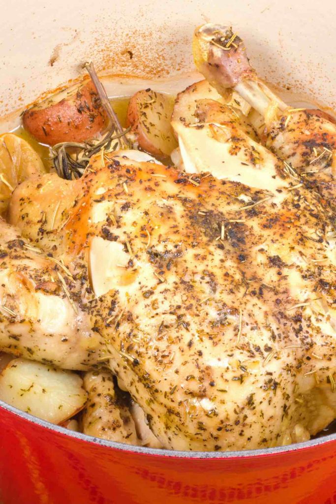 Dutch Oven Roast Chicken