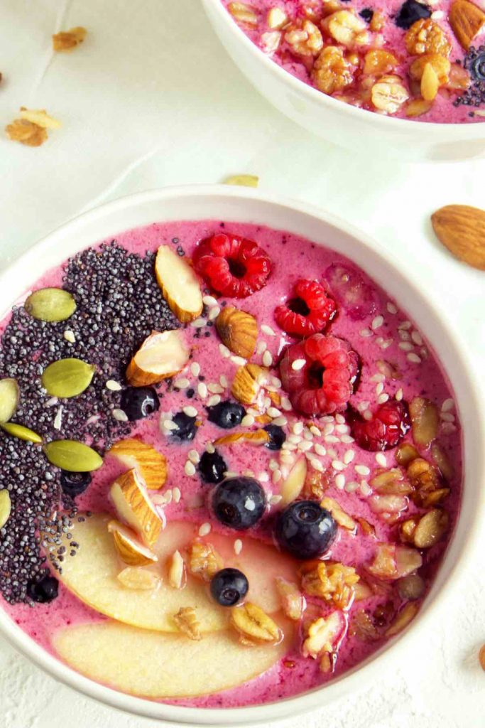 Frozen Fruit Smoothie Bowl