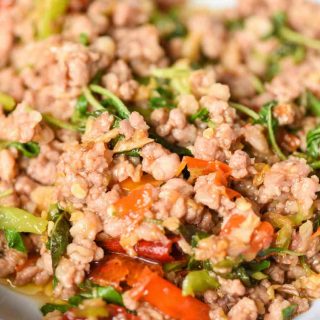 Ground venison stir fry is so flavorful and easy to make at home. It’s one of our favorite ground venison recipes.