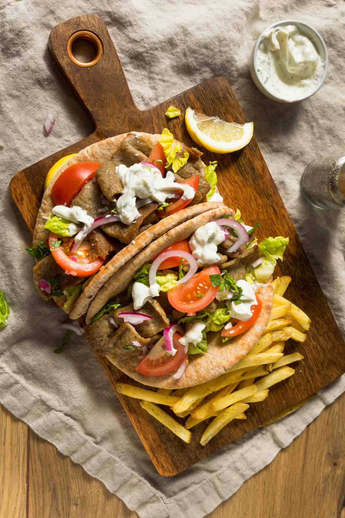 Easy Greek Gyro Sandwich with Tzatziki Sauce - IzzyCooking