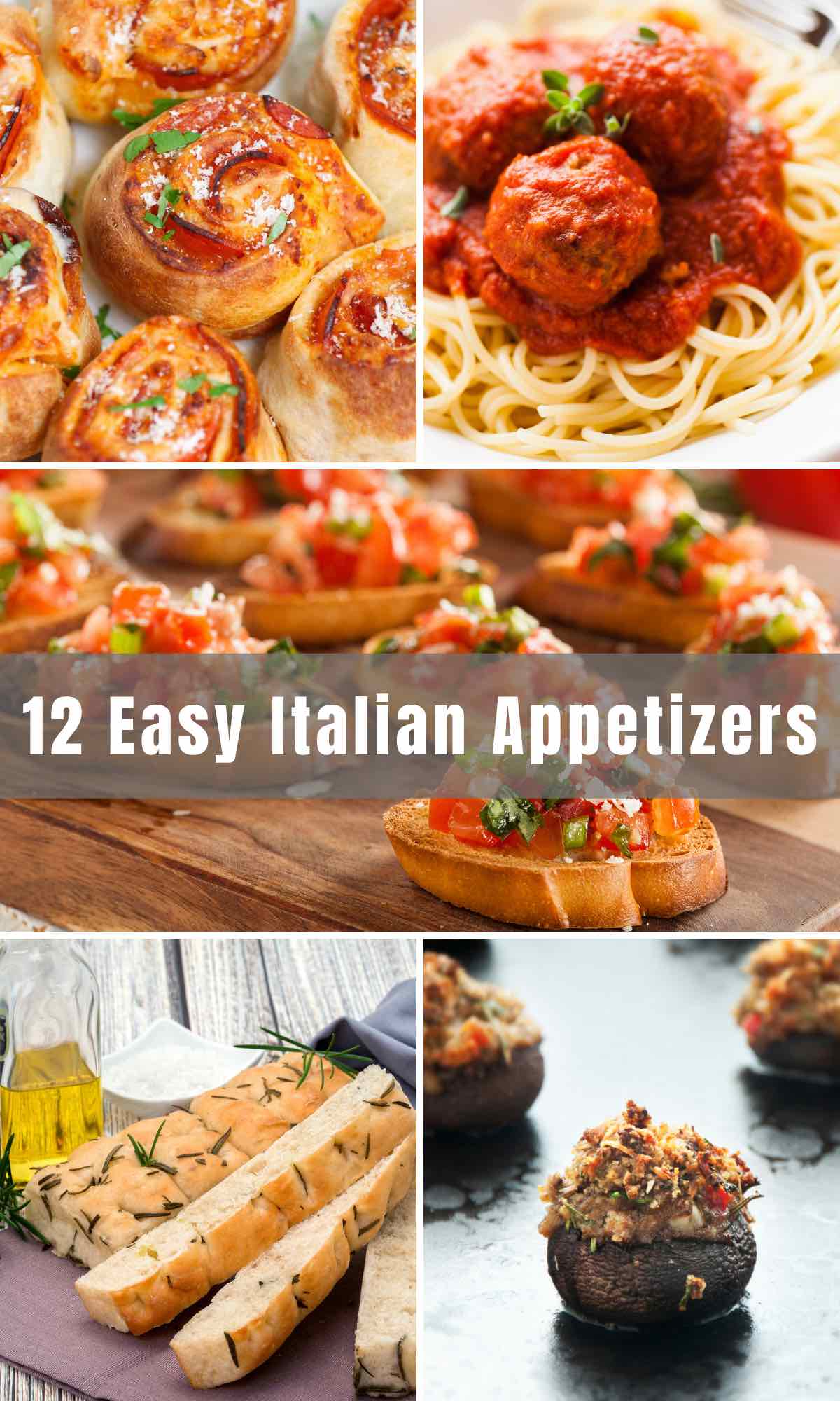 These 12 Best Italian Appetizers are my go-to appetizer recipes and are great all year round. From the classic Italian bruschetta to the kids-friendly Italian meatballs, these crowd-pleasing appetizers are easy to prepare and will surely be a hit at your next gathering or party.