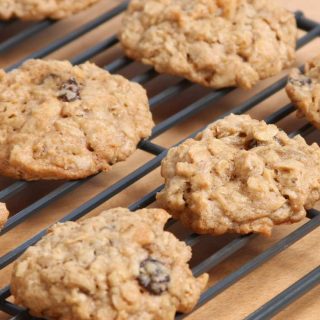 Soft and chewy Quaker Oatmeal Cookies are easy to prepare with just a few ingredients from your pantry. Raisins add sweetness and even more flavor to this mouth-watering treat that turns out perfectly every single time!