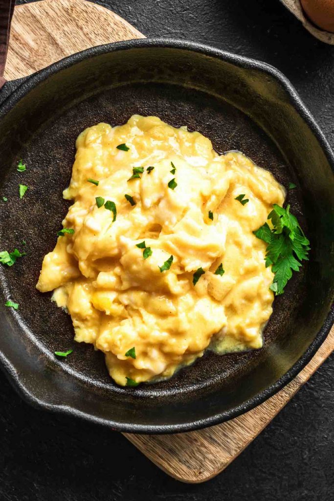 Cottage Cheese Scrambled Eggs