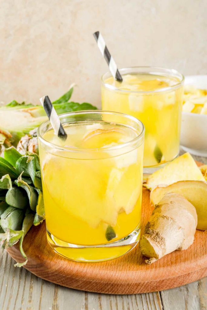 Pineapple Ginger Beer Mocktail