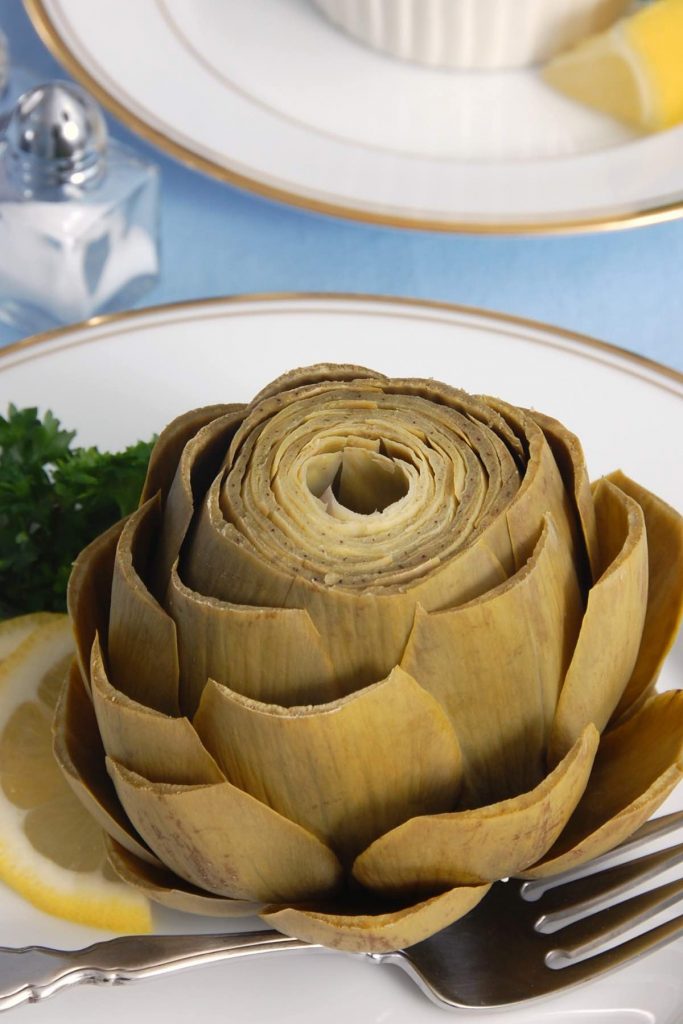 Pressure Cooker Artichokes