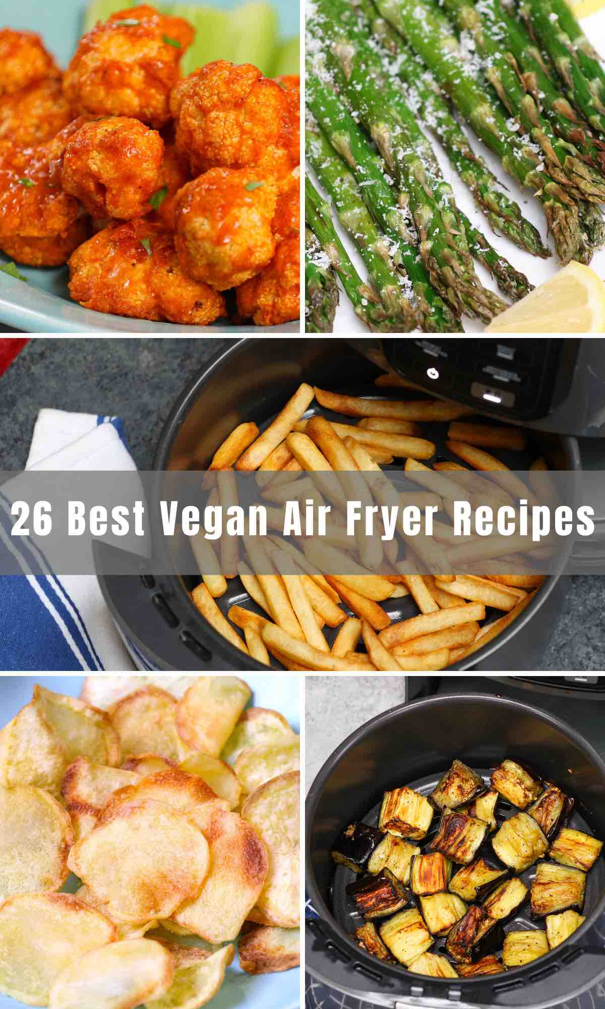Are you looking for a healthier way to cook some of your favorite dishes without the added fat or oil? Well, you've come to the right place! We've collected 26 of the Best Vegan Air Fryer Recipes. Many of them are as crispy as the deep-fried version but you can now enjoy them guilt-free.