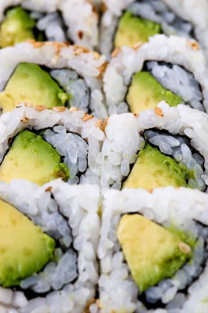 Avocado Sushi Rolls