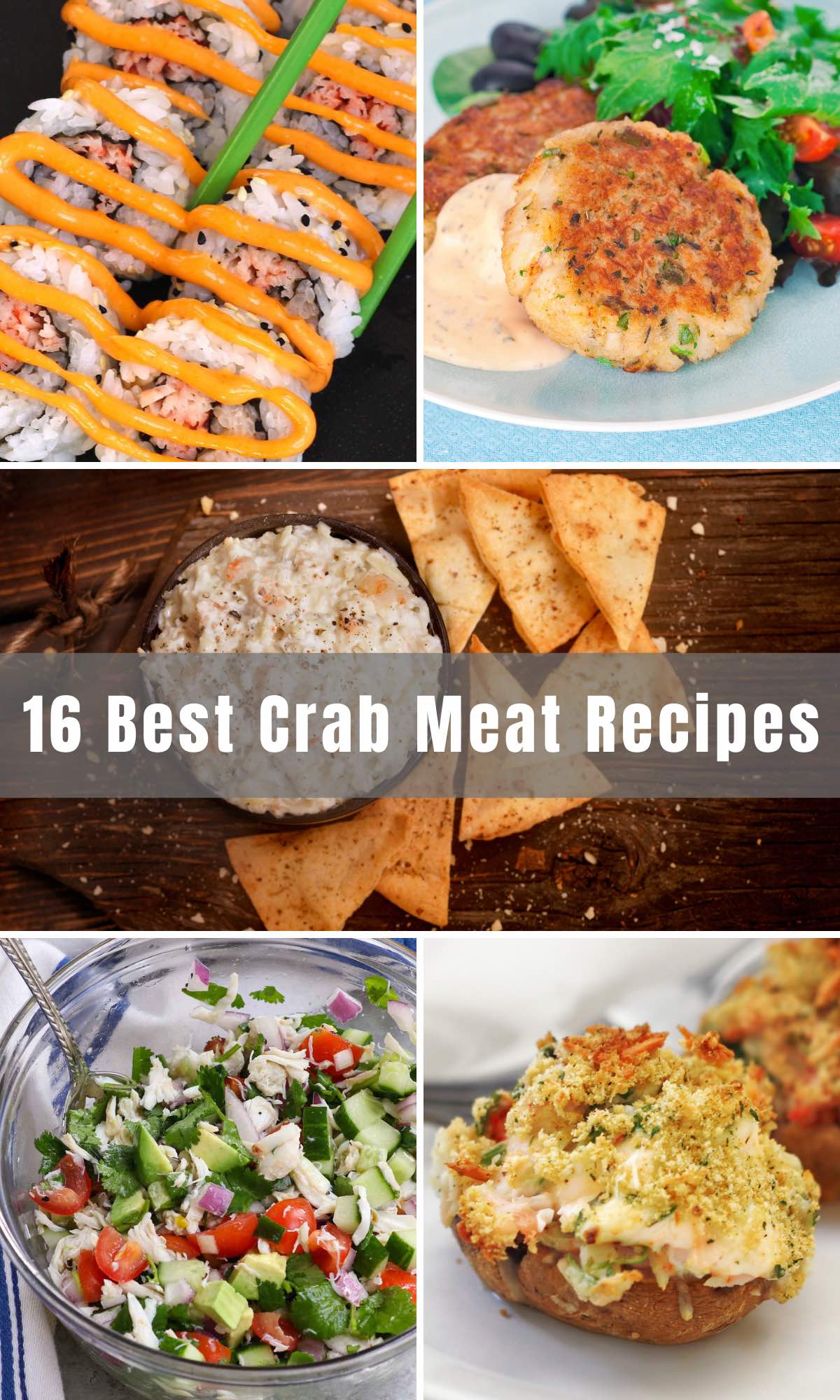 Low in fat and high in protein, crab meat is an affordable alternative to lobster. It’s easy to work with and cooks quickly, so you can satisfy your seafood craving even faster. We’ve rounded up 16 Best Crab Meat Recipes from appetizers, salad, sushi, and more.
