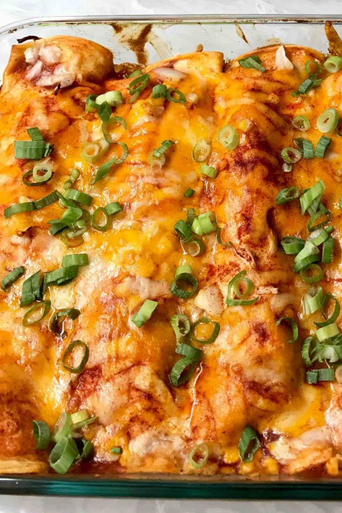 Cream Cheese Chicken Enchiladas