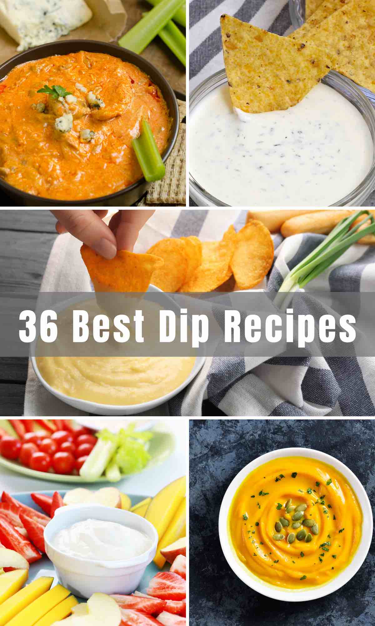 Looking for a quick and delicious dip for a potluck, party, or holiday gathering? We've rounded up 36 of the Best Dip recipes for you to win over any crowd! From Buffalo chicken dip to crab dip and spinach dip, you are sure to find something for your next party!