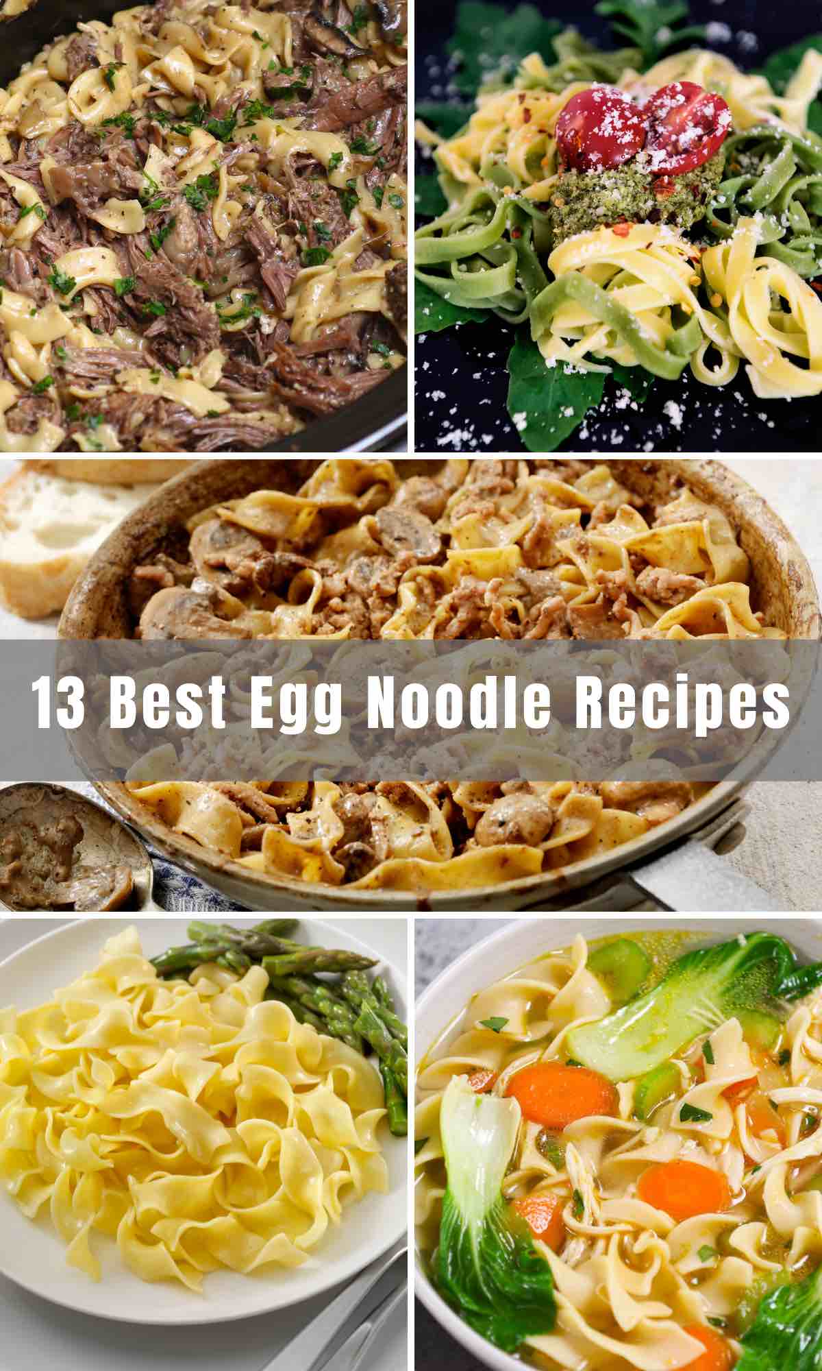 Egg Noodles are a delicious ingredient in many Asian cuisines. We've rounded up 13 of the Best Egg Noodle Recipes that are easy to make and loaded with flavors. From Lo Mein to chicken noodle soup and beef stroganoff, there's something you'd love to try for dinner tonight!