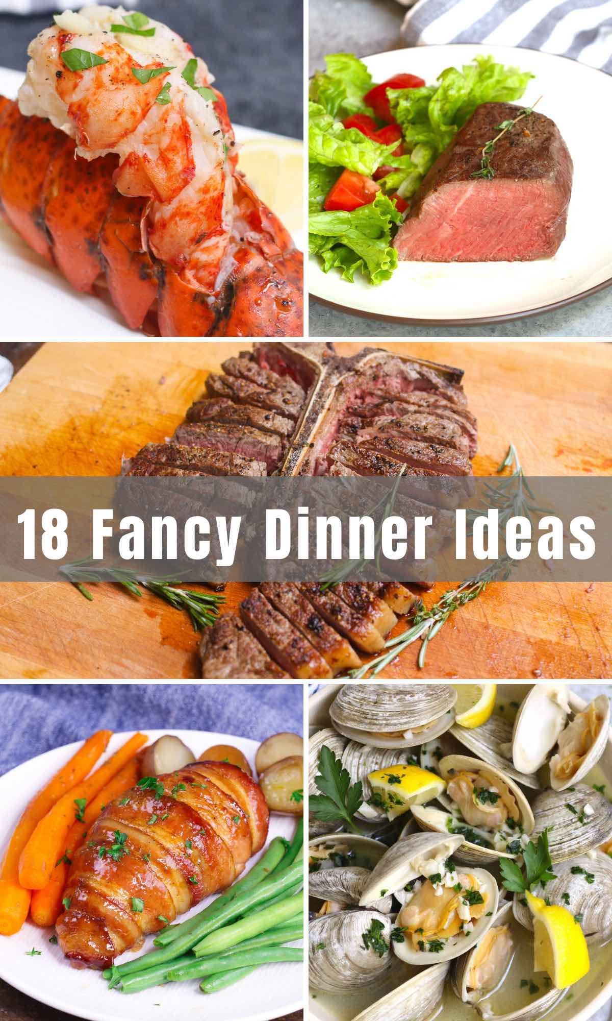 Whether you’re surprising someone with a romantic dinner or celebrating an anniversary, you can create restaurant-quality recipes at home for less than half the cost. We’ve collected 18 easy but Fancy Dinner Ideas that you can make at home.