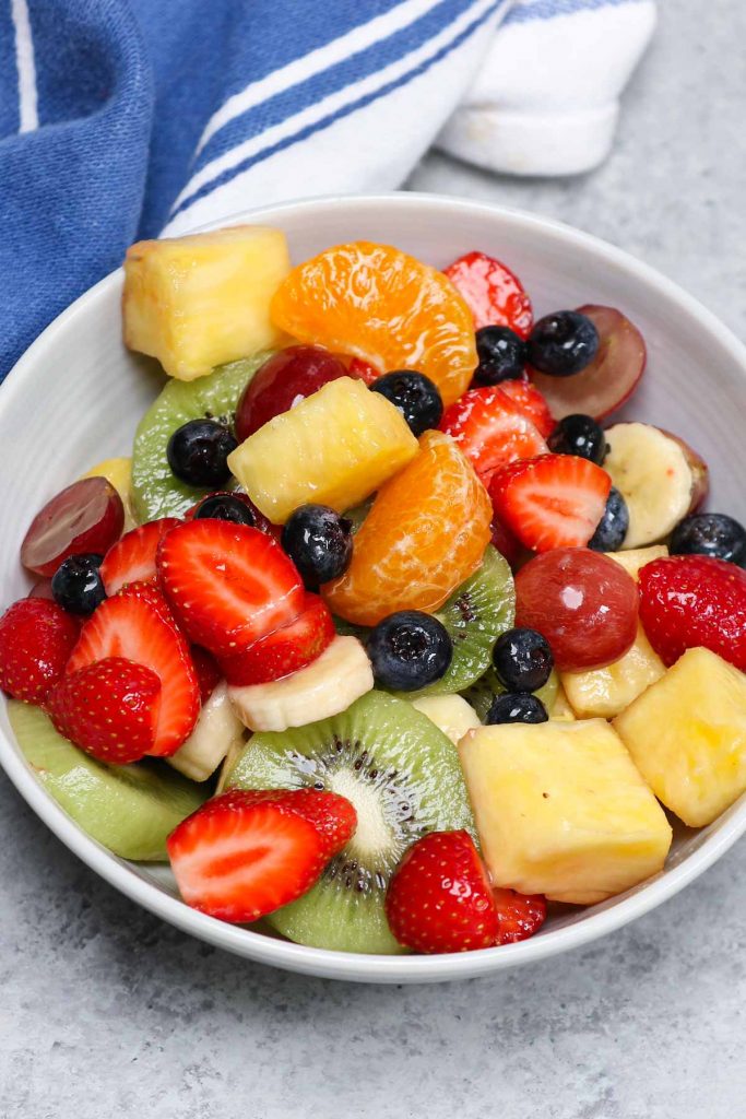 Homemade Fruit Cocktail Salad