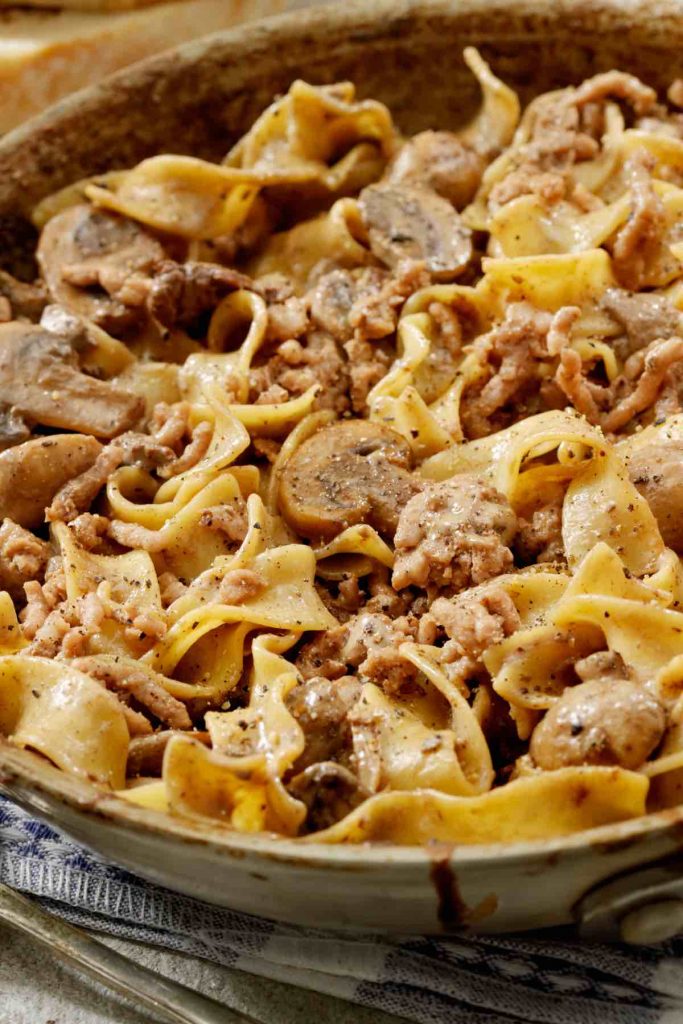 Ground Beef Stroganoff