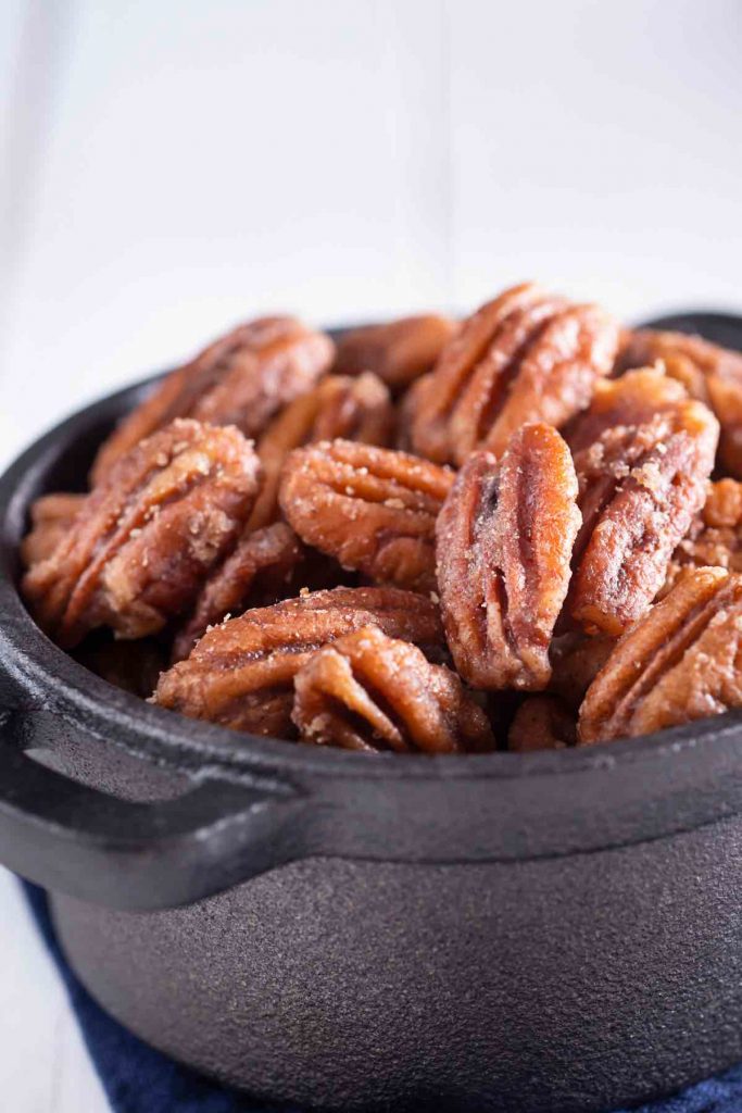 Healthy Candied Pecans